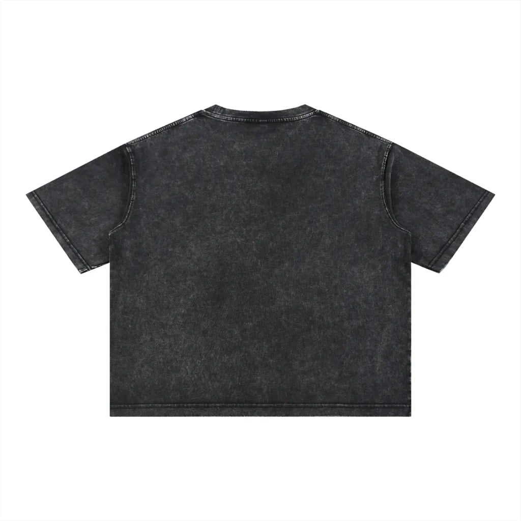 TBH Washed Black Cupcakes Boxy T-shirt