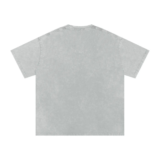 TBH Snow Grey Oversized Washed T-Shirt