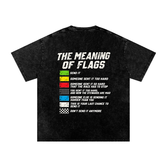 The Meaning of Flags Tee - Snow Washed
