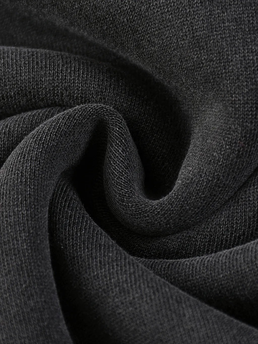 TBH Edge Washed Black Premium Loose Hoodie