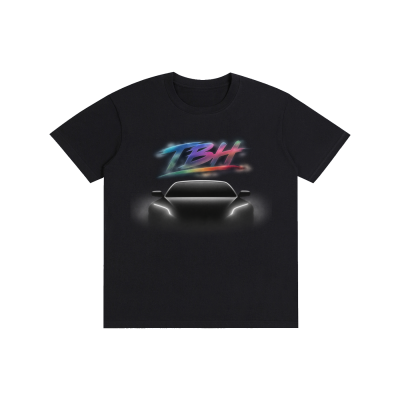 TBH Neon Car Tee – black