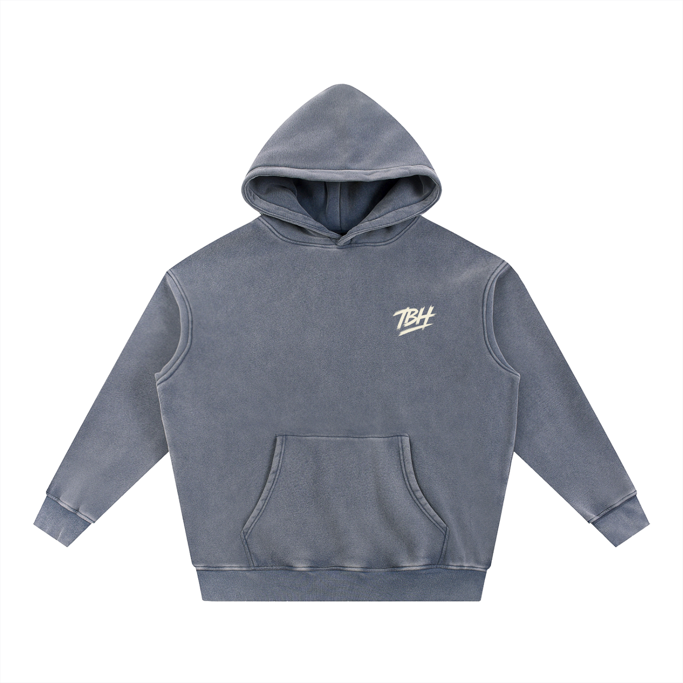 Snow Wash TBH Send It Fleece Oversize Hoodie