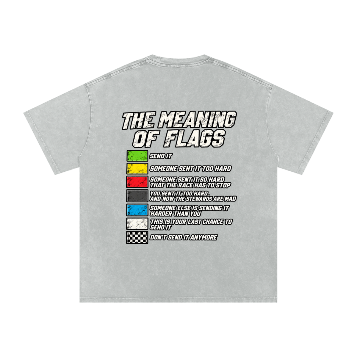 The Meaning of Flags Tee - Snow Washed