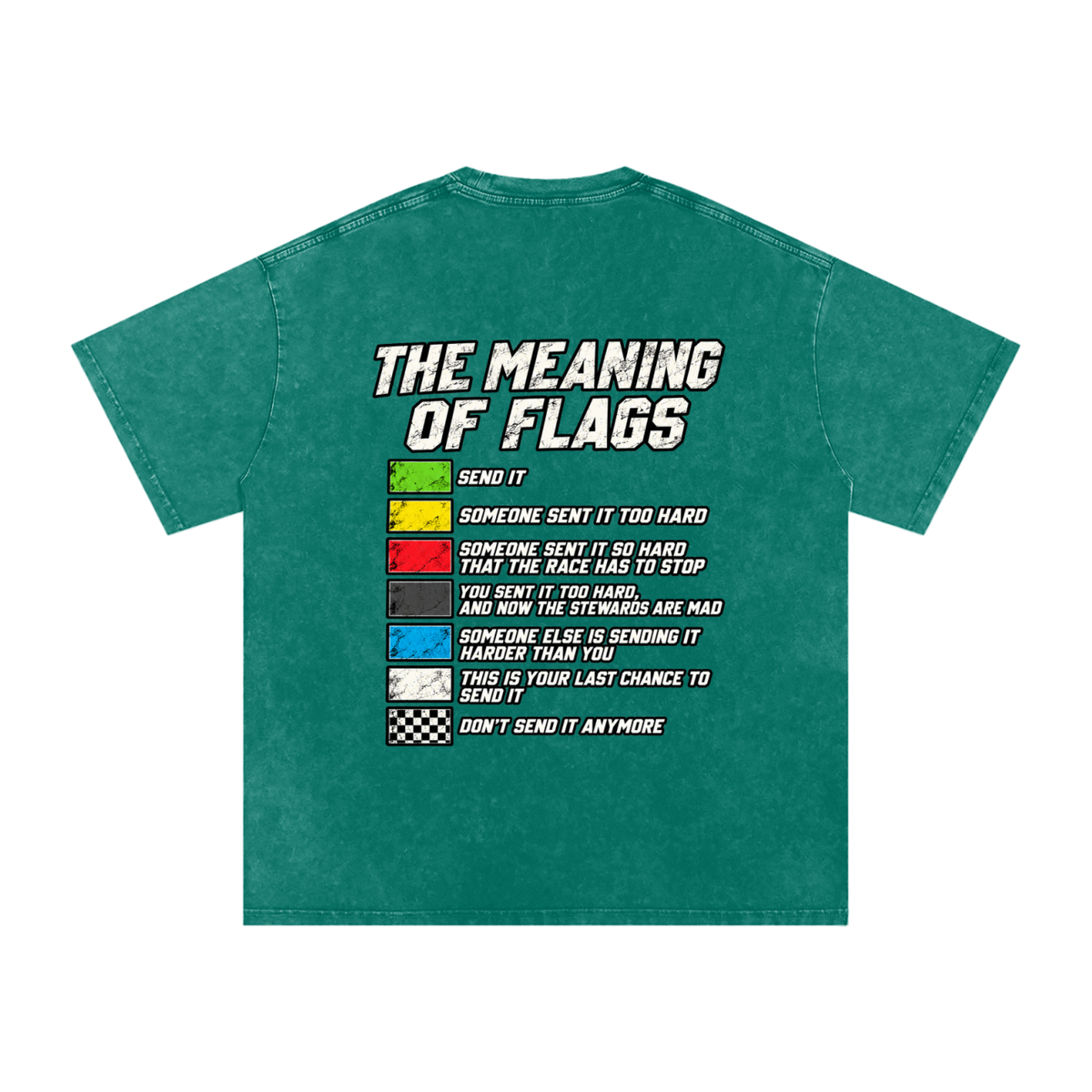 The Meaning of Flags Tee - Snow Washed