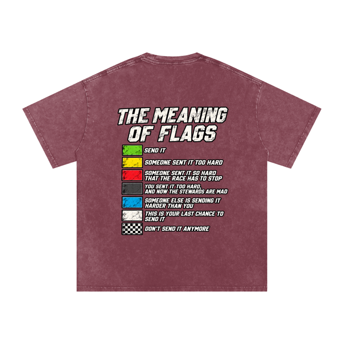 The Meaning of Flags Tee - Snow Washed
