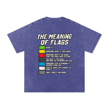 The Meaning of Flags Tee - Snow Washed