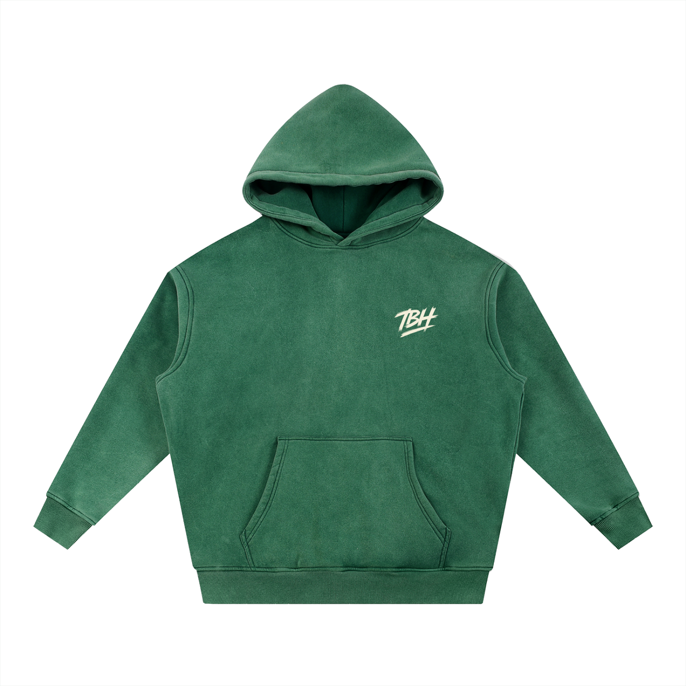 Snow Wash TBH Send It Fleece Oversize Hoodie