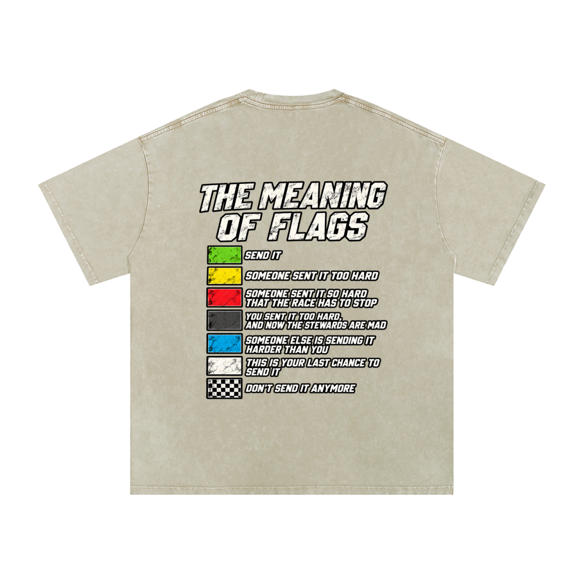 The Meaning of Flags Tee - Snow Washed