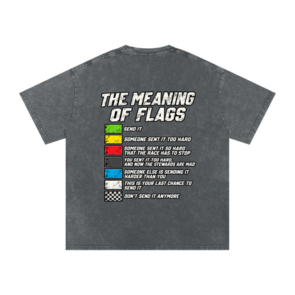 The Meaning of Flags Tee - Snow Washed