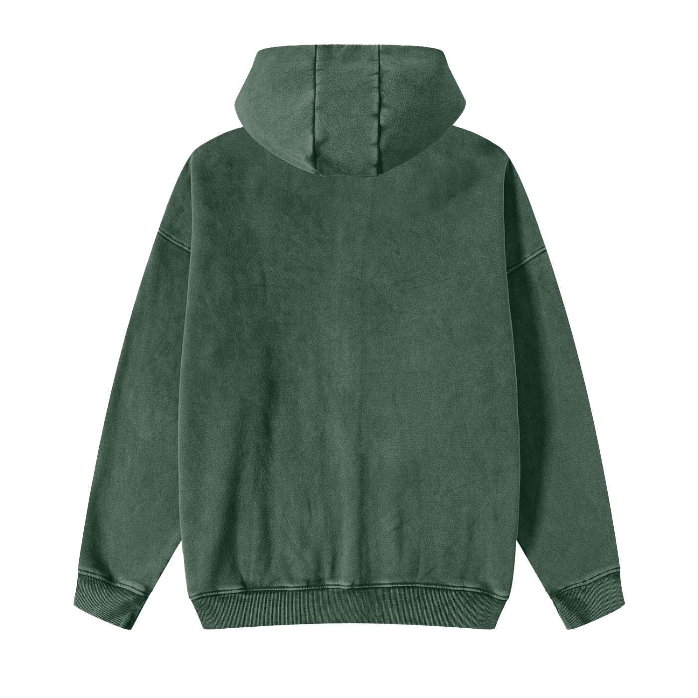 Snow Washed TBH Zip-Through Fleece Hoodie