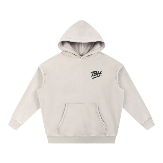 TBH Apricot Washed Premium Loose Hoodie