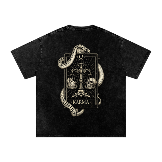 TBH Karma Salty Oversized Washed T-Shirt