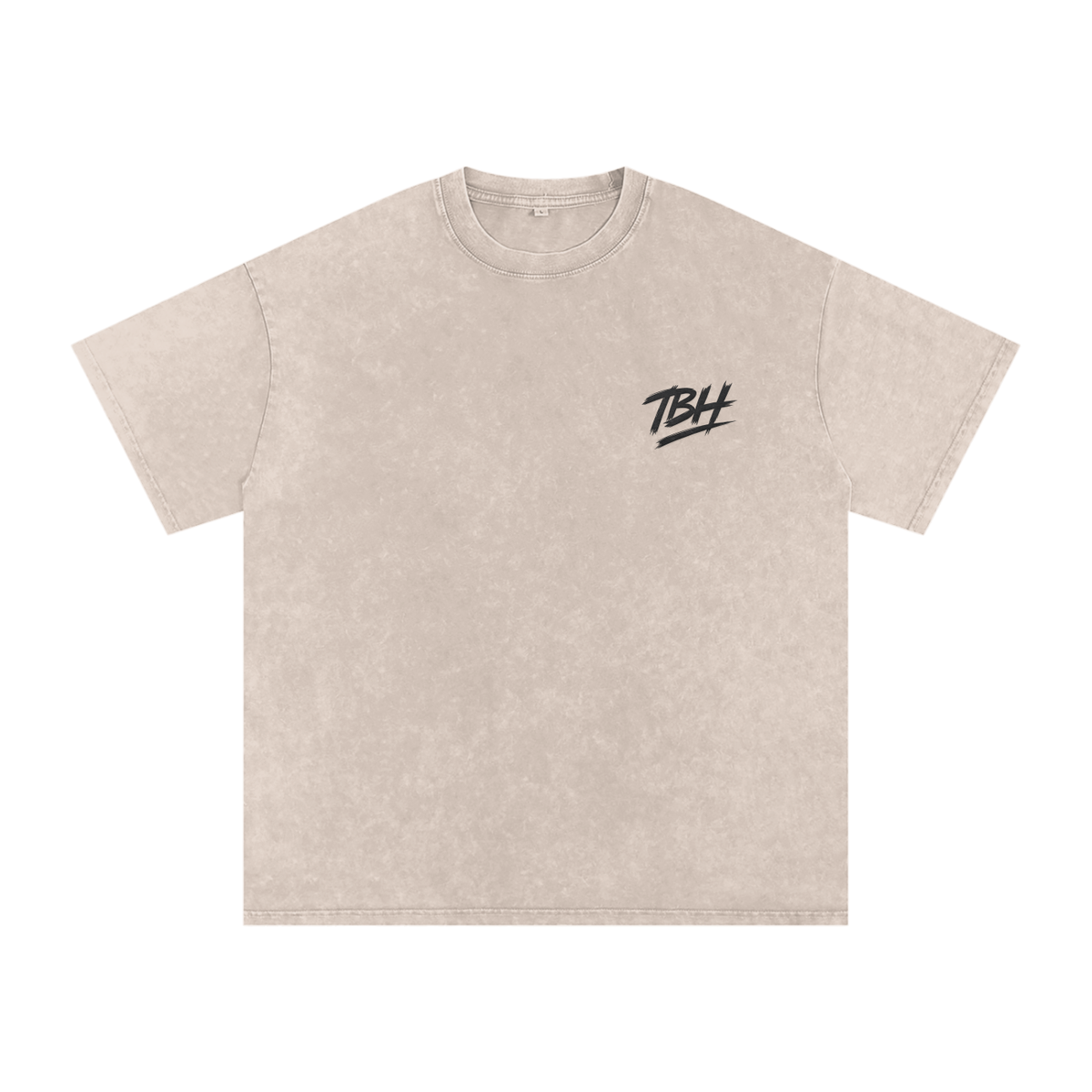 TBH Snow Washed Oversized Cotton T-Shirt Unisex