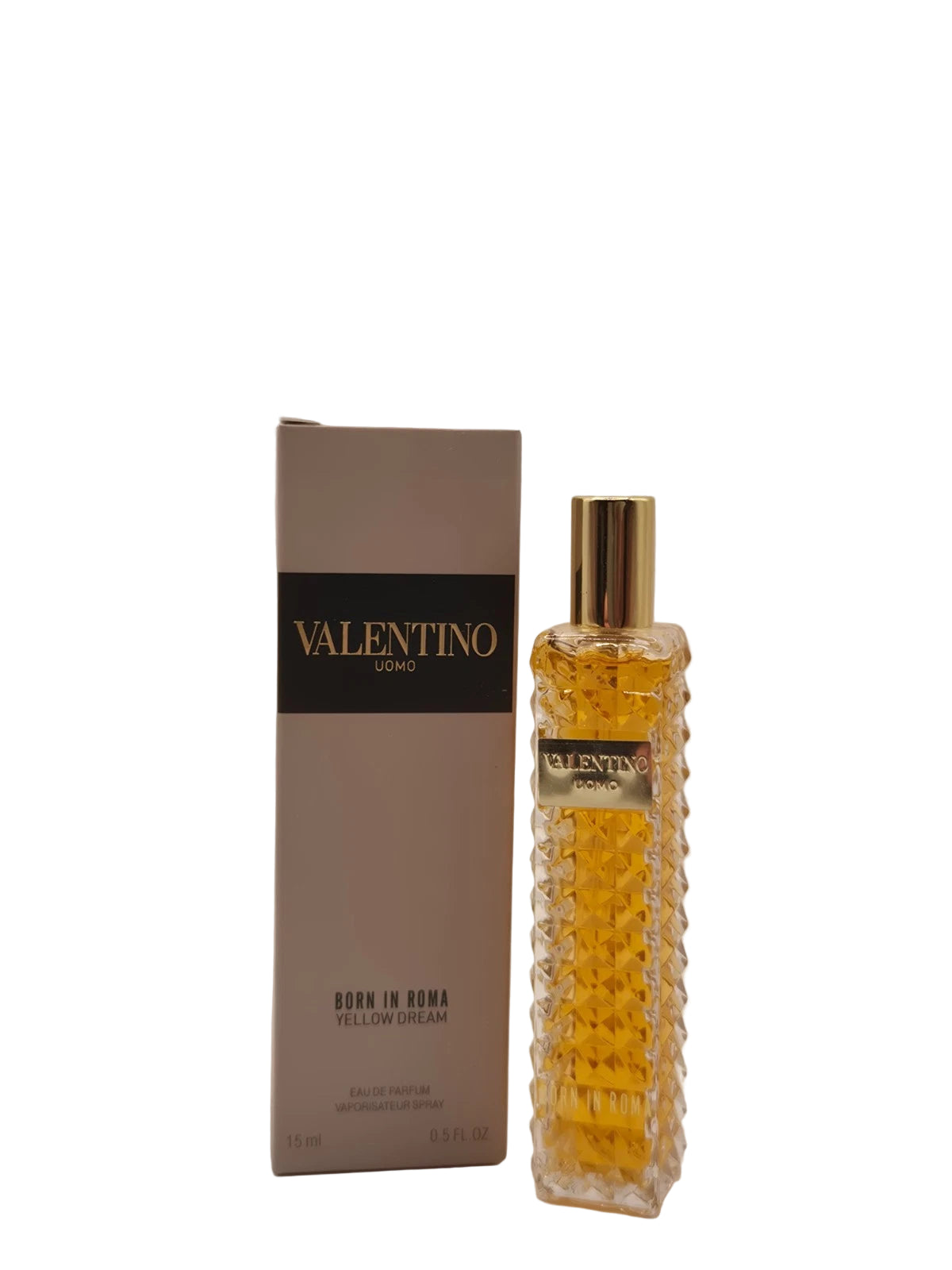 Valentino Uomo Born in Roma Yellow Dream Eau De Parfum 15mL Travel Size Men's Cologne