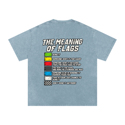 The Meaning of Flags Tee - Snow Washed