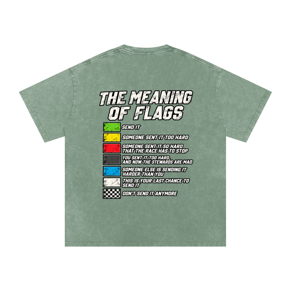 The Meaning of Flags Tee - Snow Washed