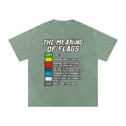 The Meaning of Flags Tee - Snow Washed