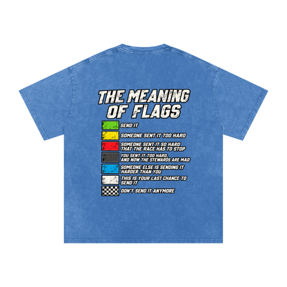 The Meaning of Flags Tee - Snow Washed